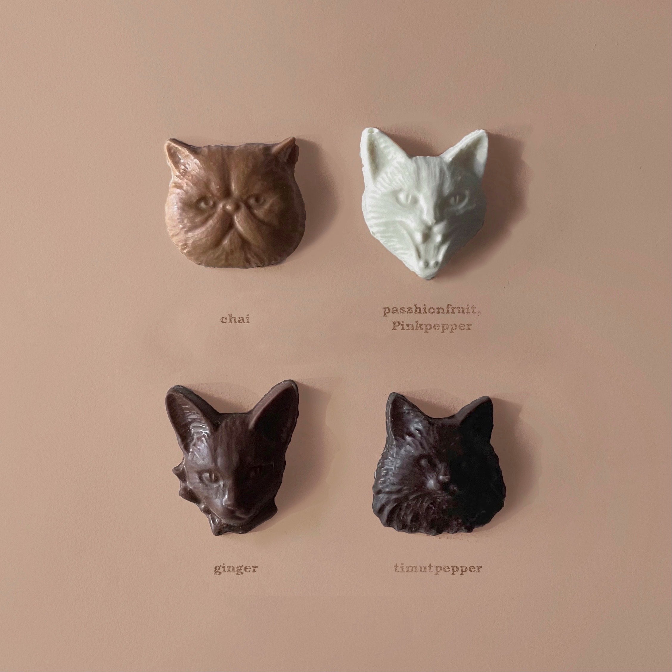 Cat bon bon chocolat （Beige）