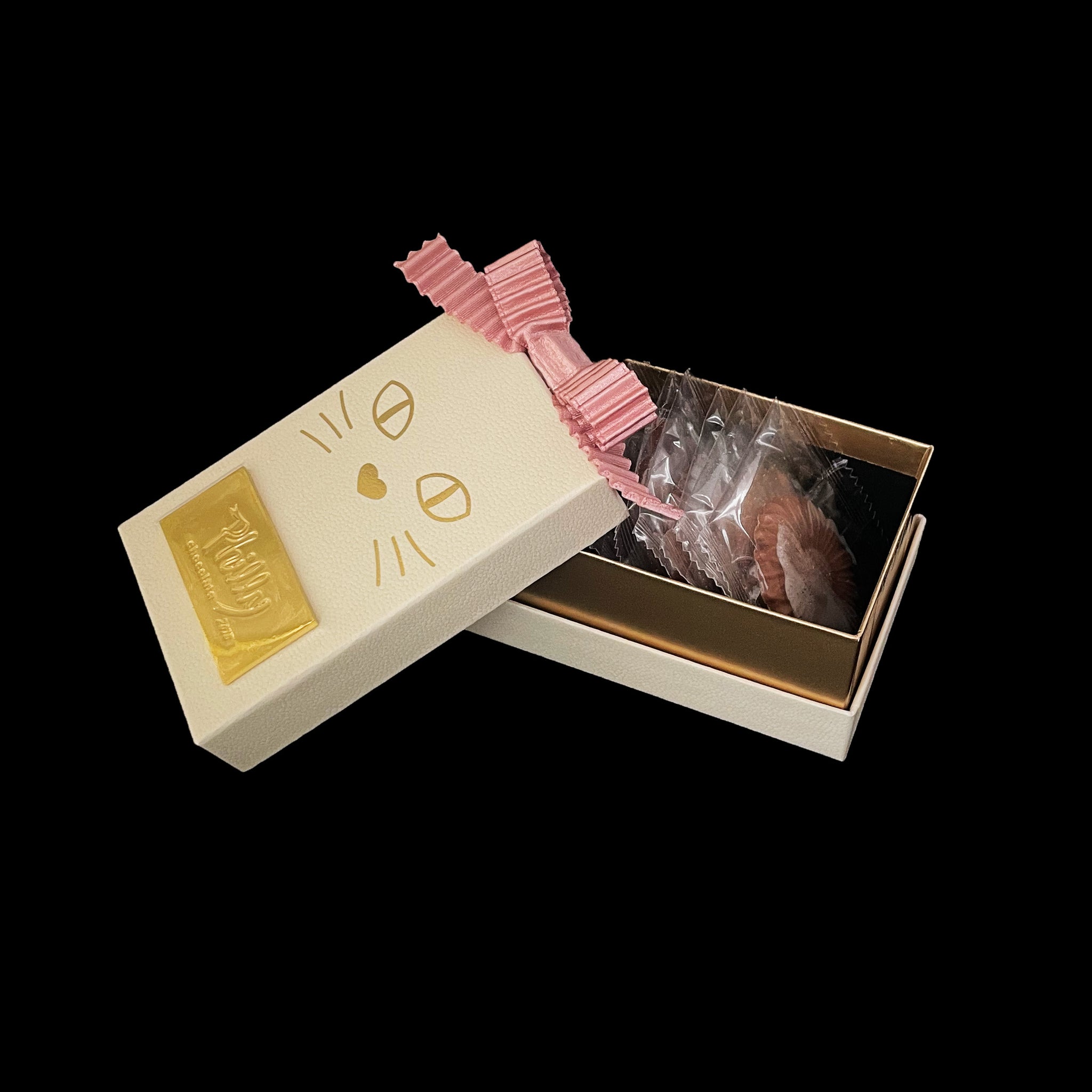 Cat box (white) – Philly chocolate