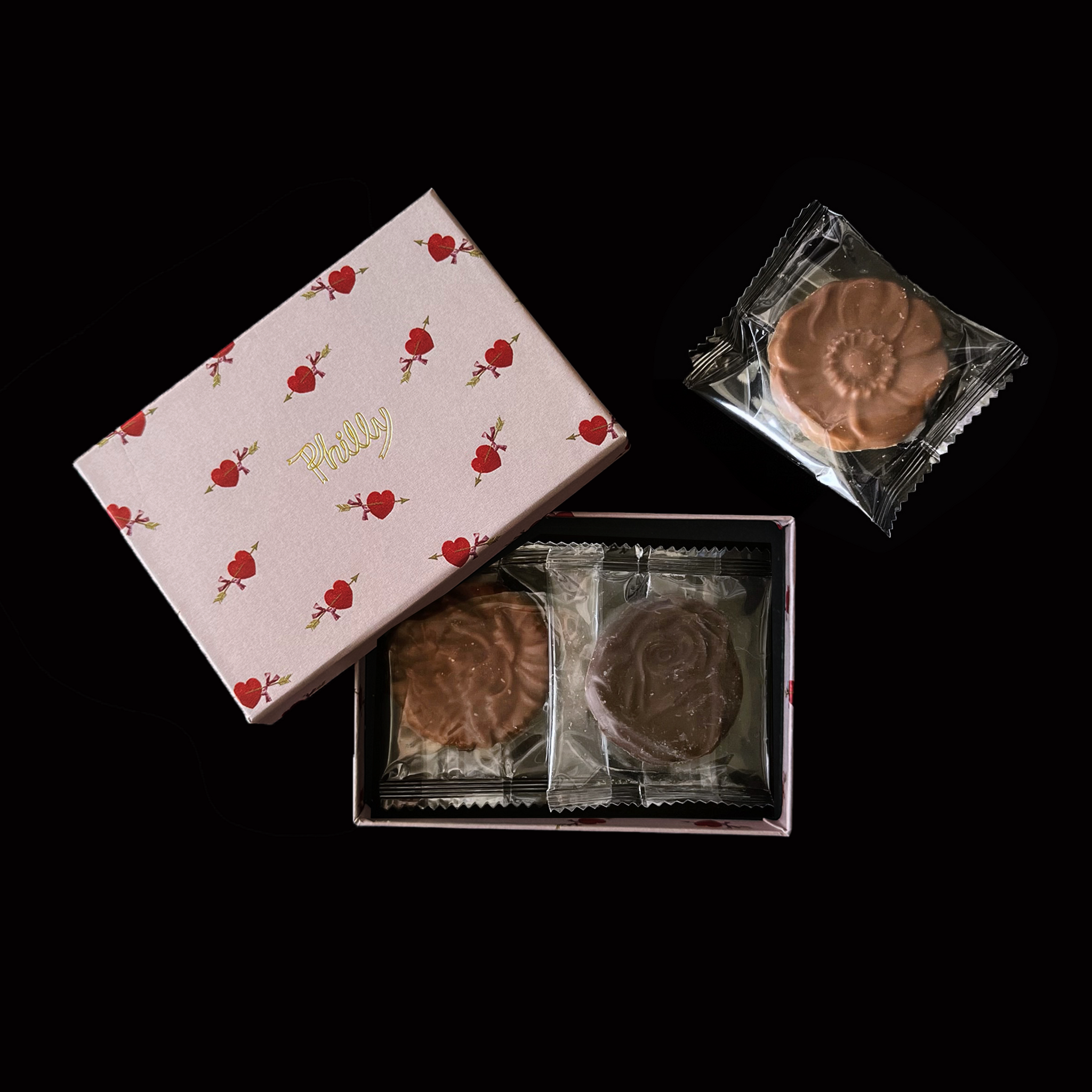 Arrow mini box(pink) – Philly chocolate