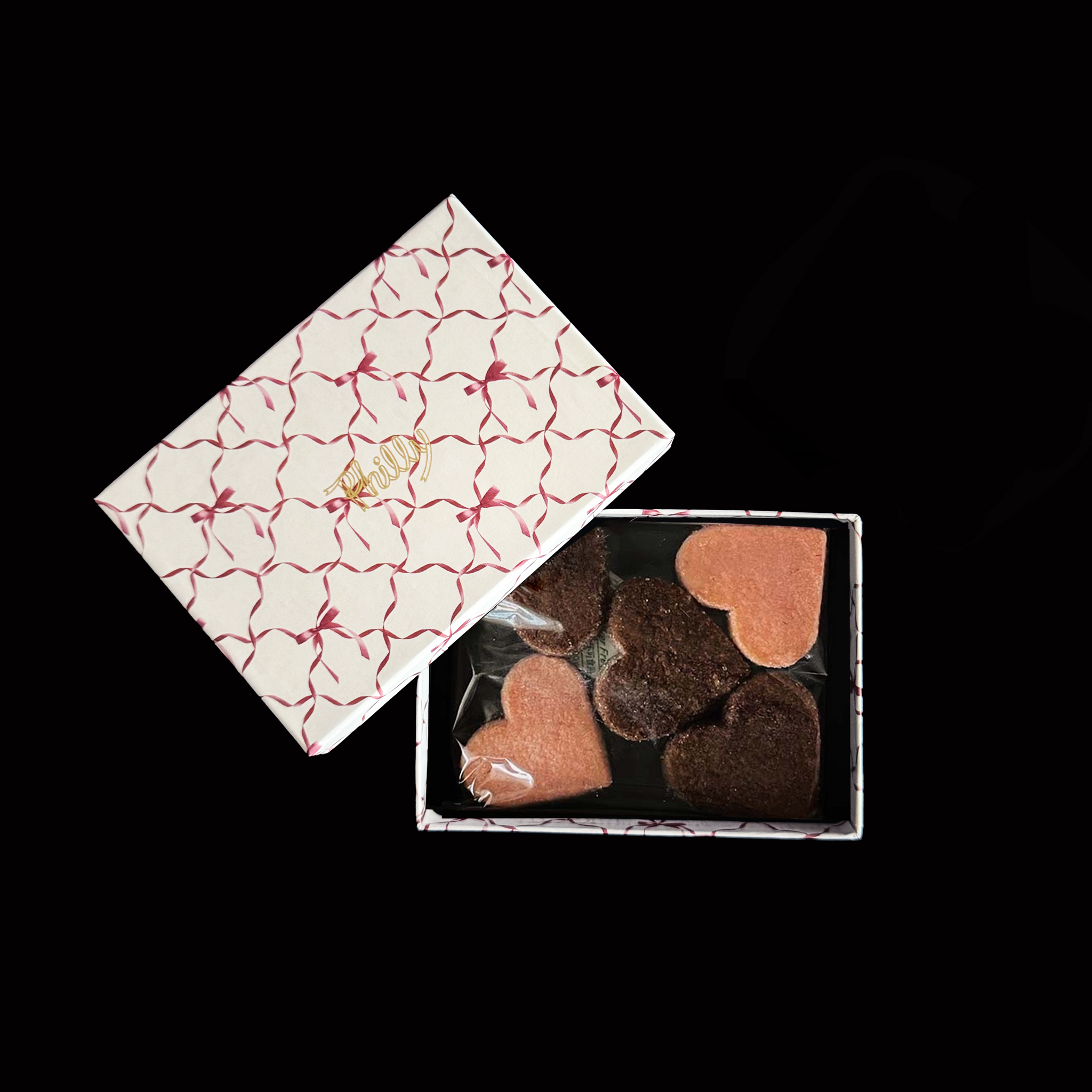 Ribbon Grid Box(pink) cookie – Philly chocolate