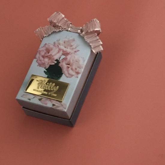 Pink flower box