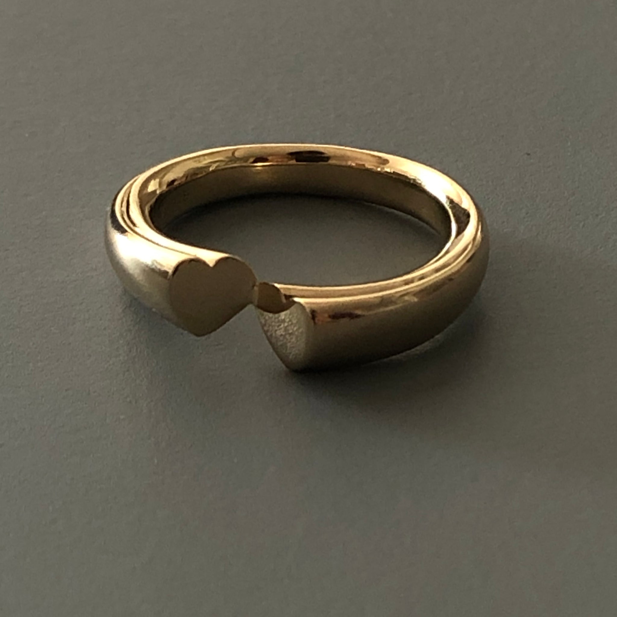 【未使用】W heart ring Philly Chocolate 指輪 W heart ring【受注商品です】 – Philly chocolate