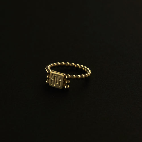 Logo plate ring