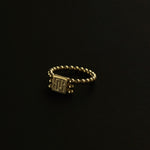 Logo plate ring